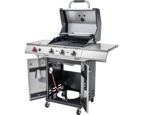 Char-Broil Advantage PRO S 3 gasgrill, gepolijst roestvrij staal, inclusief 3 branders, infraroodbrander en krachtige warmtezone
