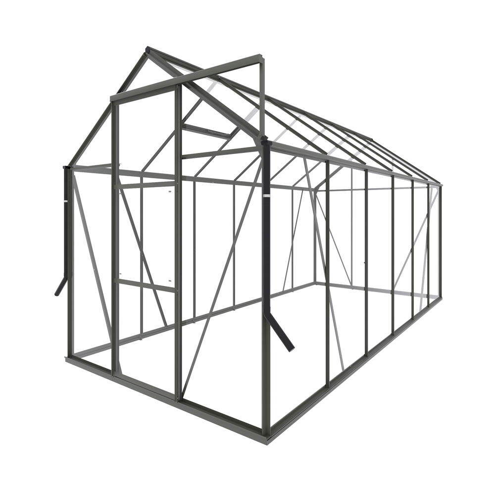 Royal Well Kate IV - Tuinkas - Groen - 217x192x375 cm - Veiligheidsglas