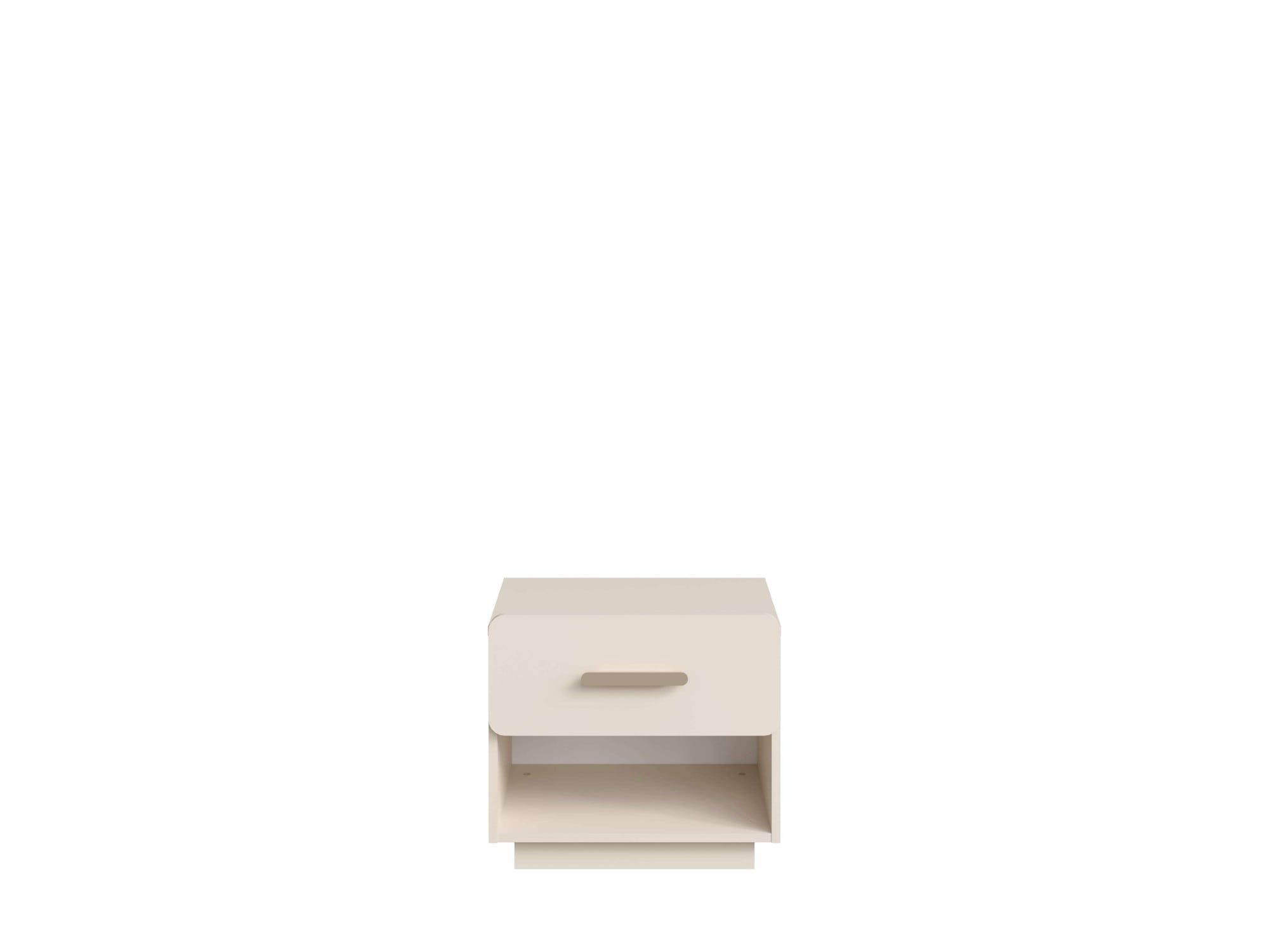 Home affaire Nachttisch »CLAREI 2er Set, Nachttischen mit 1 Schublade, Masse B/H/T: 53/48/44 cm« Set,  Set, 2 St., mit goldenen Kunststoffgriffen, Masse B/T/H: 53/22/48 cm