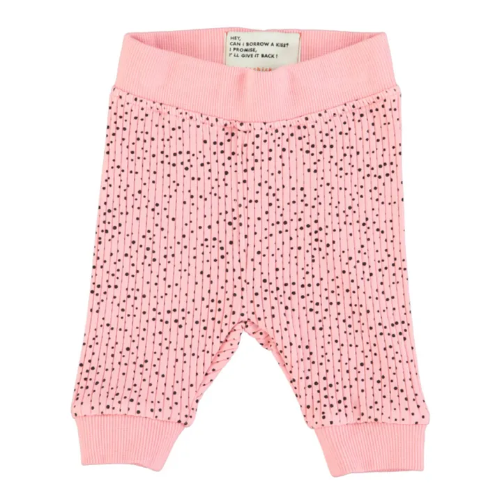 Piupiuchick Legging Côtelé Coton Bio Baby | Rose