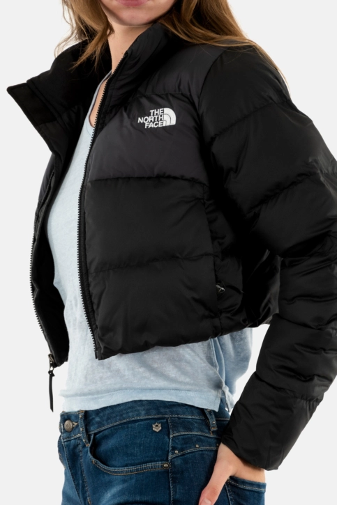 Doudounes the north face cropped saikuru kt01 tnfblack/asphgr