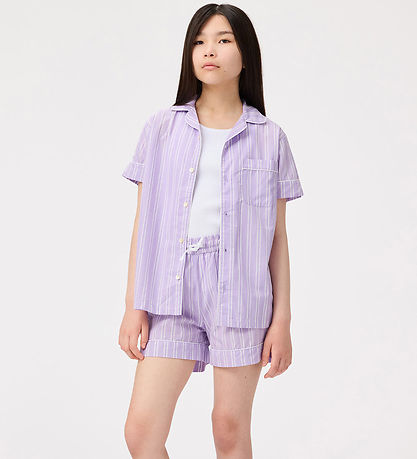 Molo Hemd - Selten - Purple Schiene Stripe