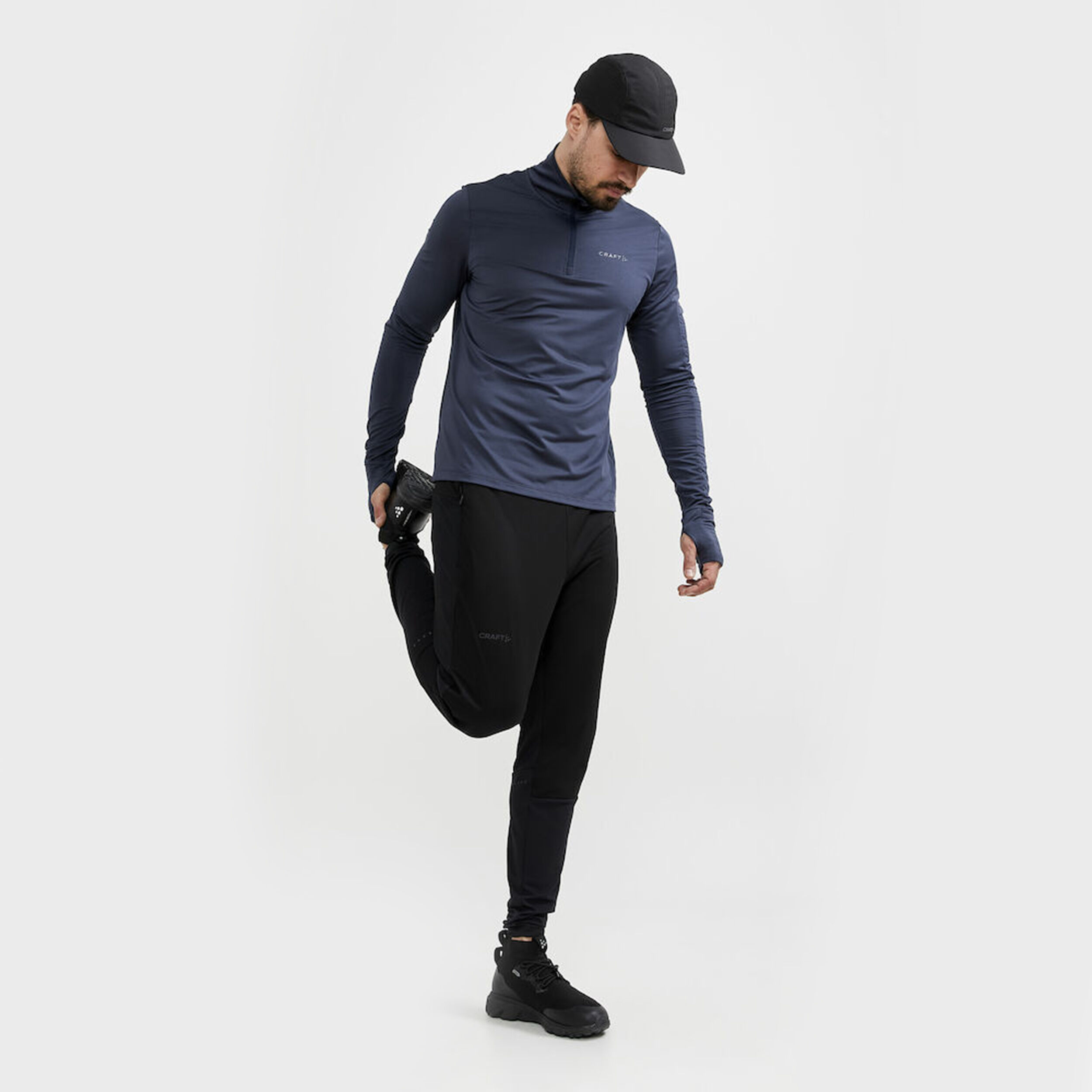 Craft ADC SUBZ Wind Collant De Course Hommes - Noir