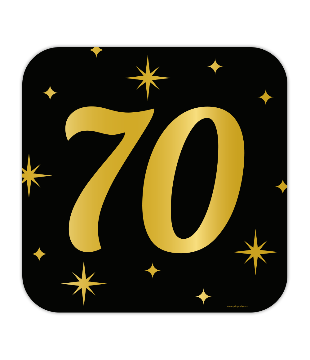 Deurbord 70 Jaar 50cm
