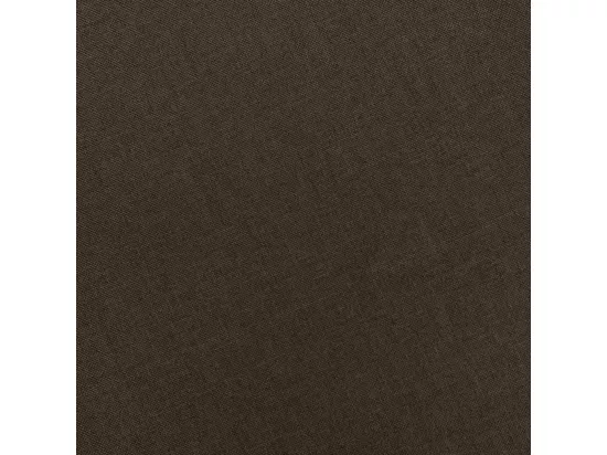 Fauteuil avec repose-pied Marron Tissu