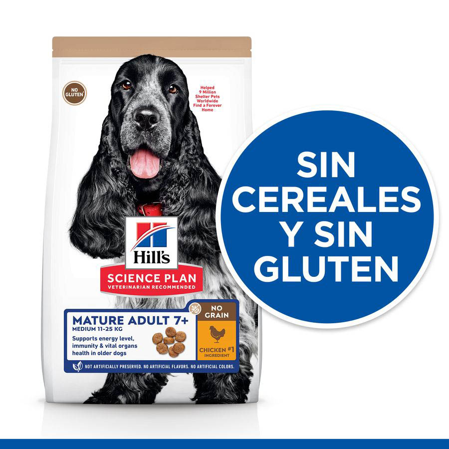 Ração para cães Hill's Science Plan Mature Adult 7+ sabor frango