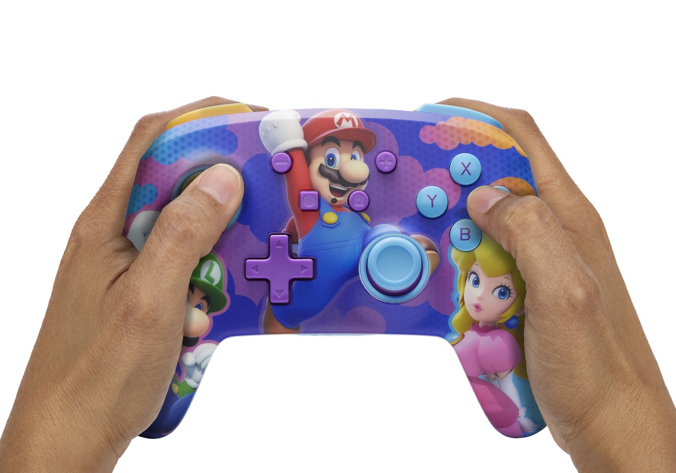 PowerA Enhanced Wireless Controller - Color Splash Heroes Nintendo Switch)