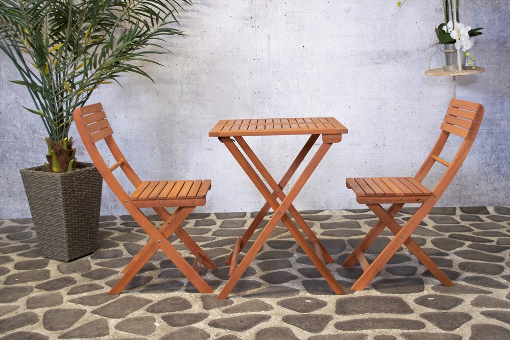 SenS-Line Bela Bistroset - Eucalyptus hardhout - Opvouwbaar