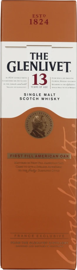 THE GLENLIVET 13 YEARS FIRST FILL 70CL