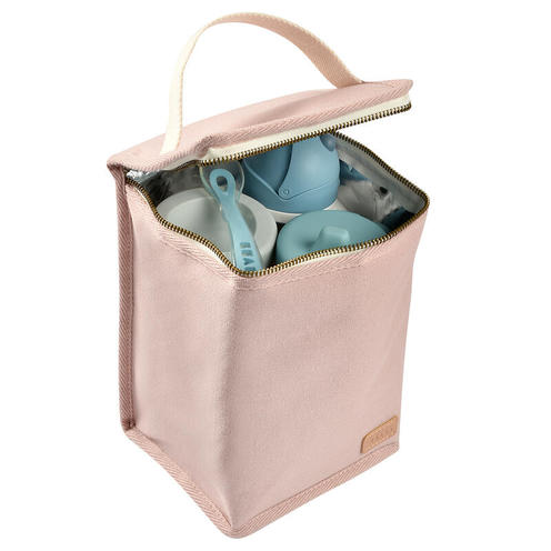 Pochette Repas Isotherme Canvas Rose Poudré - BEABA