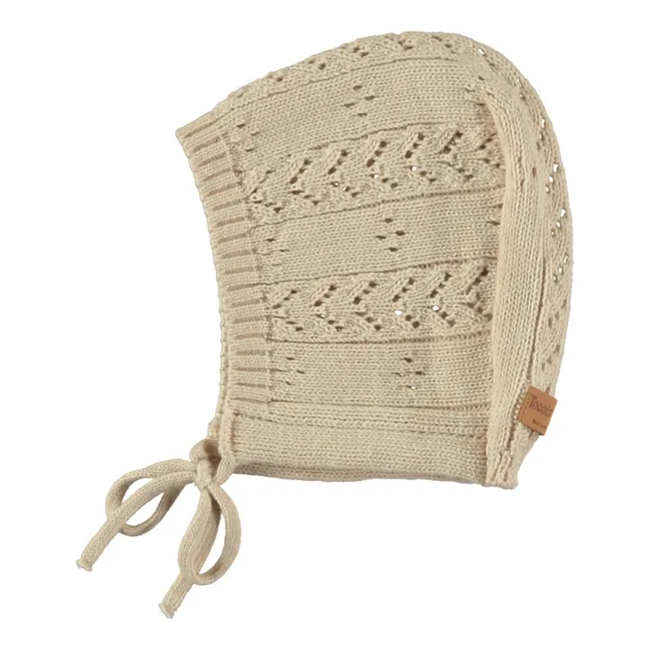 Tocoto Vintage Béguin Coton Bio | Ecru