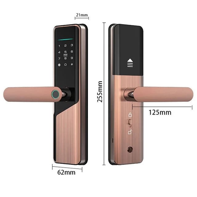 A1 Tuya WiFi Fingeraftryk Smart dørlås Dynamisk adgangskode NFC elektronisk lås