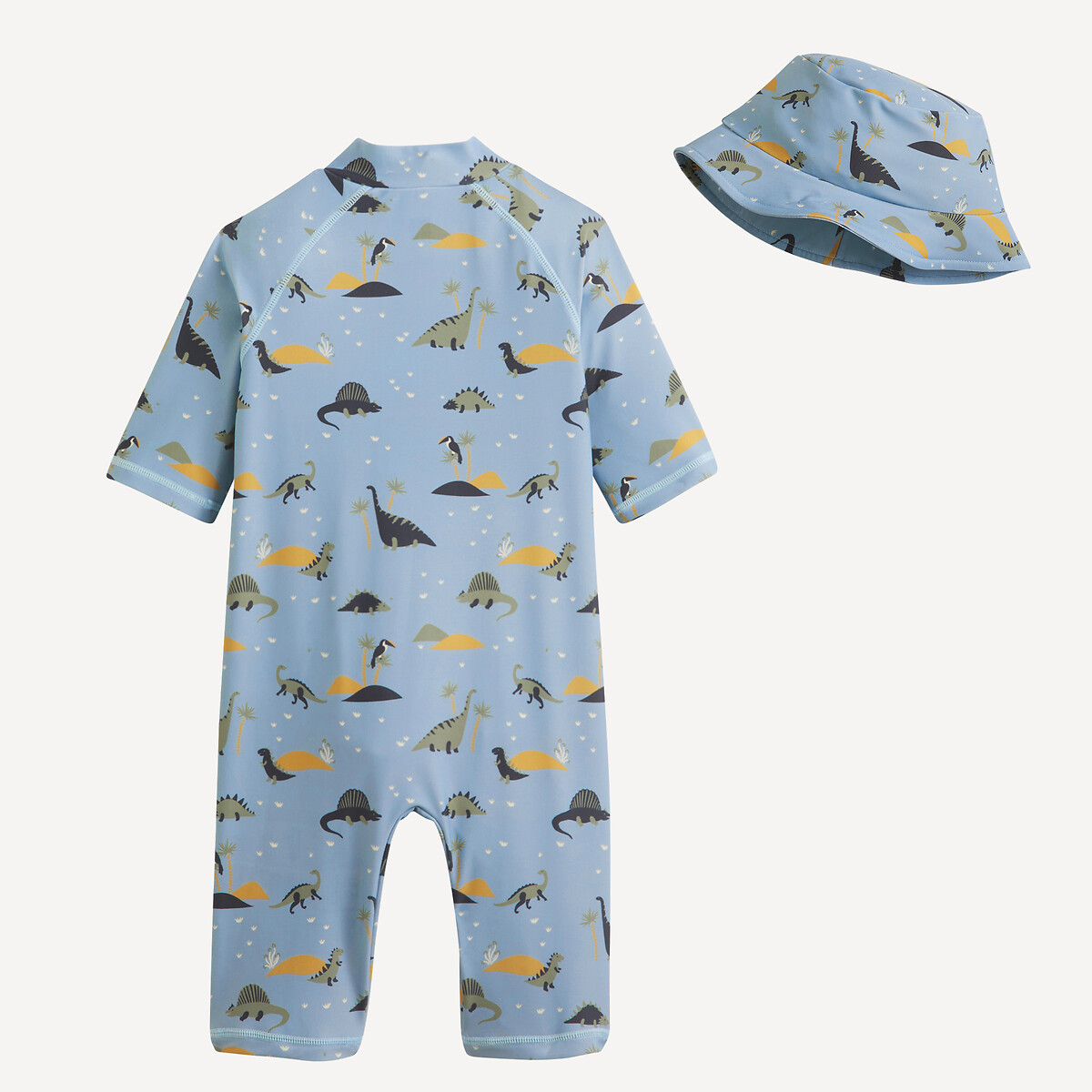 COLEÇÕES LA REDOUTE<br>Maiô estampado e chapéu bucket