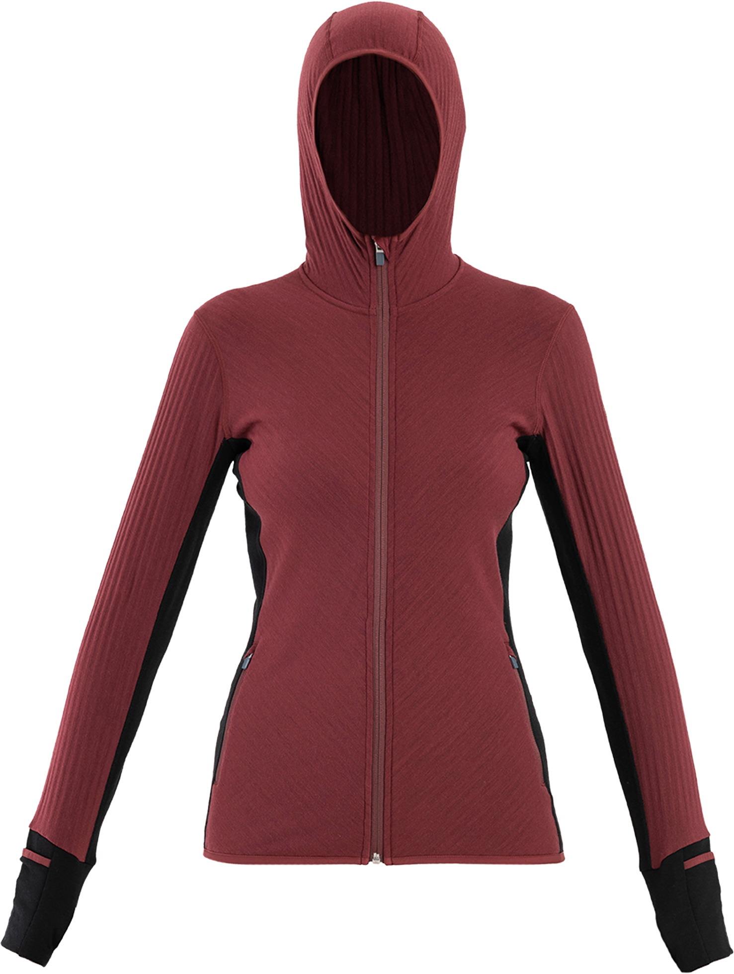 W Descender LS Zip Hood