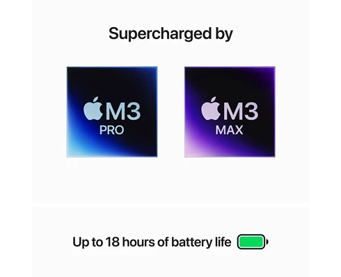 Apple 14-inch MacBook Pro - M3 Pro chip 11‑core CPU   14‑core GPU, 18GB RAM, 512GB SSD - Space Black