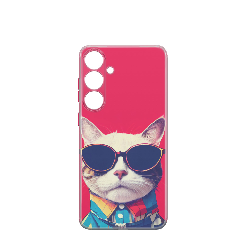 Samsung Galaxy S24 Plus Gummi Hülle Cat 3 - Versch. Farben