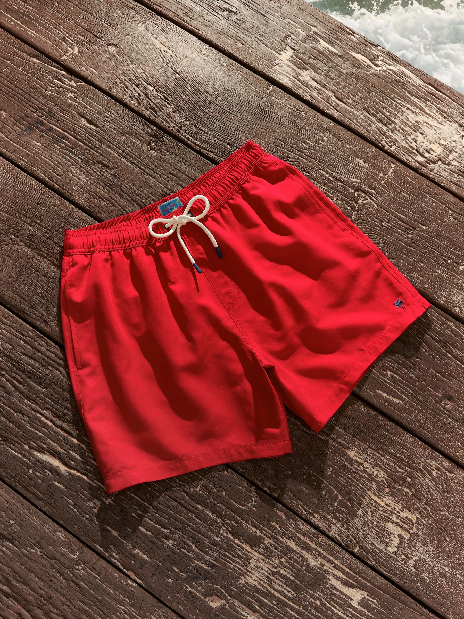 Helder rood - Essential zwemshort