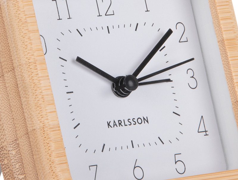 Alarm Clock Neat Square KA5924BK Black