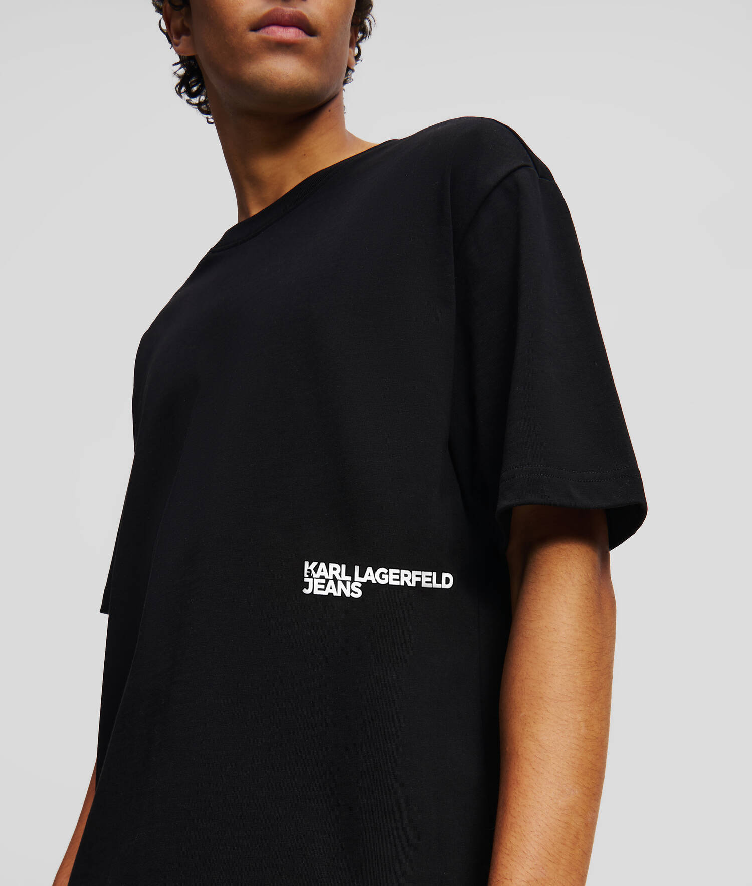 T-SHIRT MONOGRAMME SHIBORI - Noir