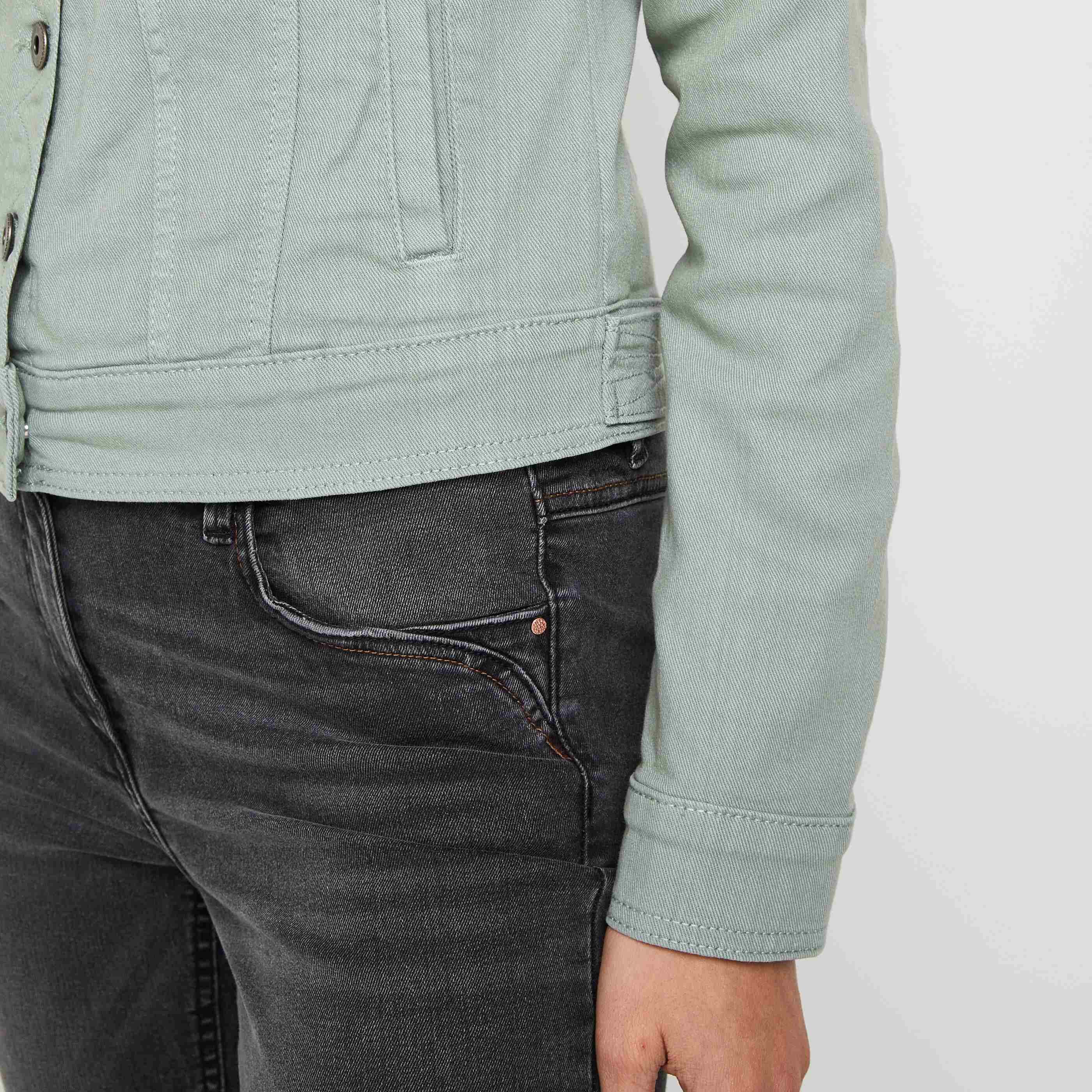 Veste en jean femme - KAKI