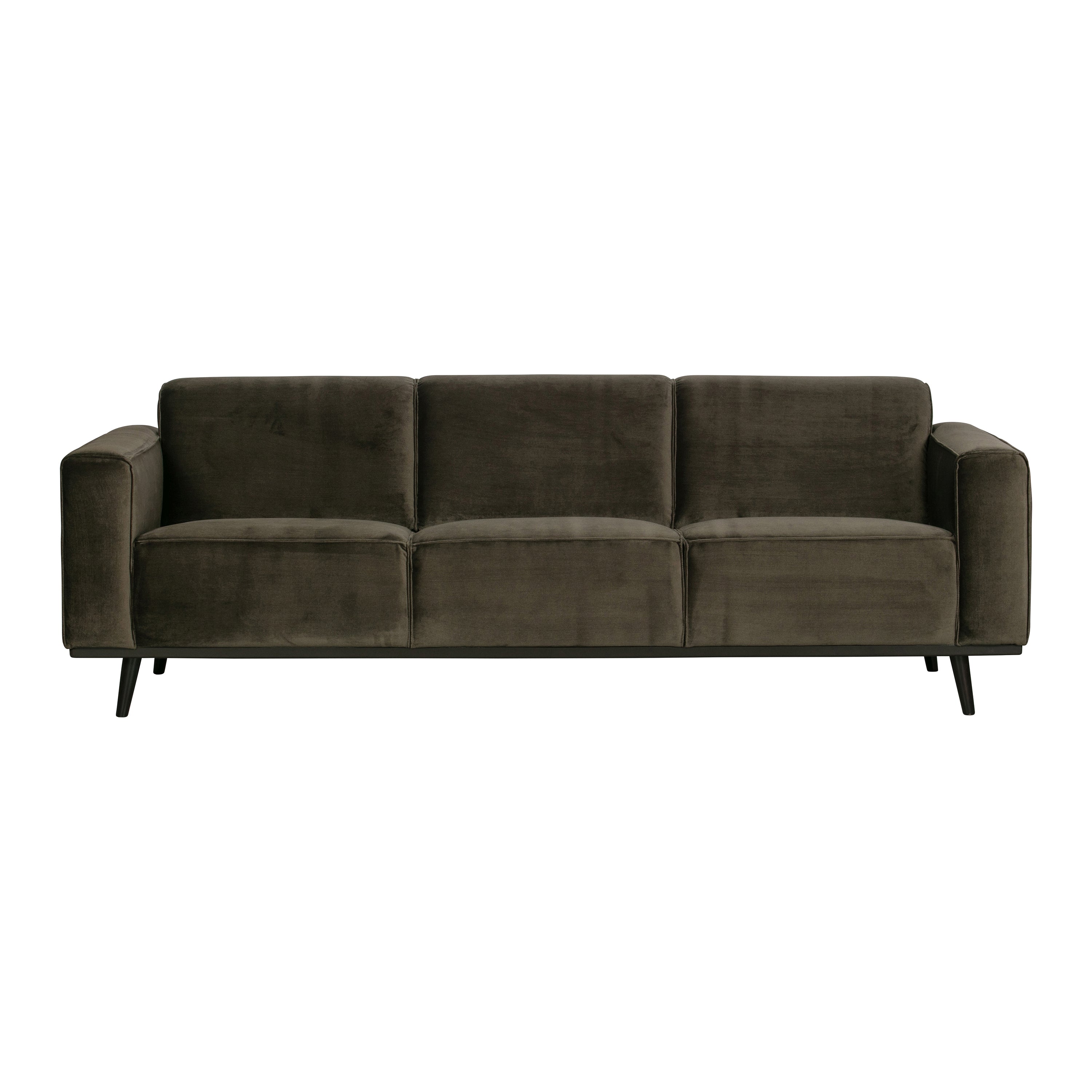 WOOOD Statement 3-zitsbank - Fluweel - Warm Green