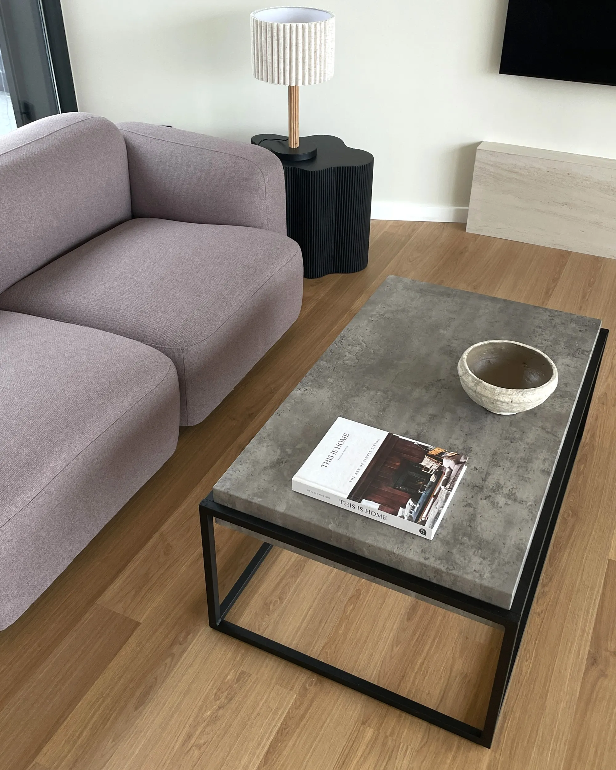 Salontafel ALTOS Grijs beton-effect