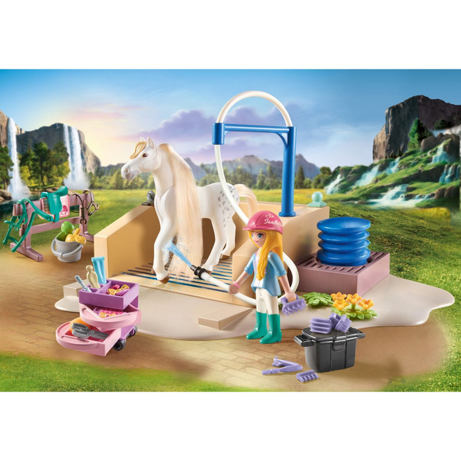 Playmobil® Isabella & Lioness Waschplatz - Playmobil® Horses of Waterfall