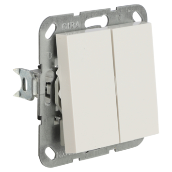 Gira ST55 inbouw serieschakelaar wit