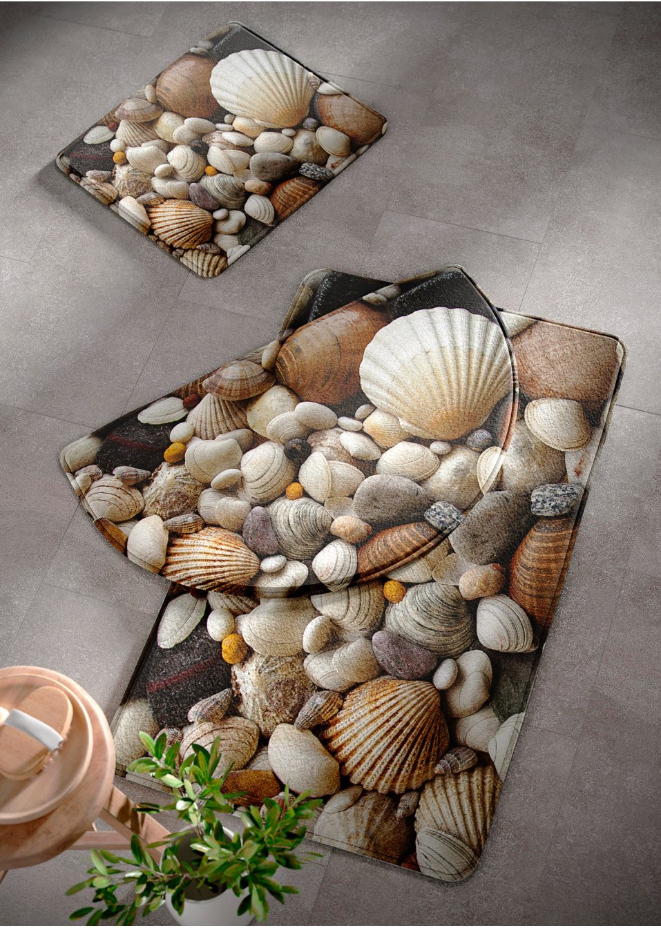 Tapis de salle de bain à mémoire de forme