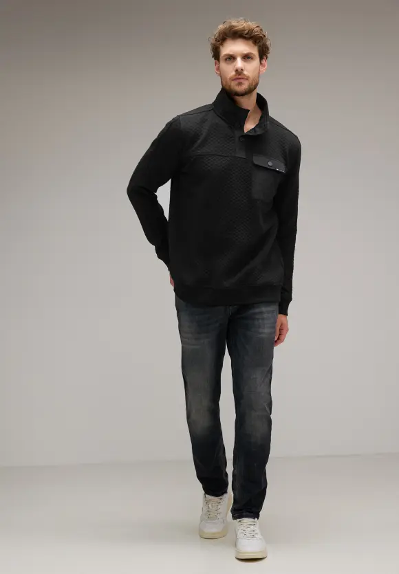 Materialmix Troyer - Black