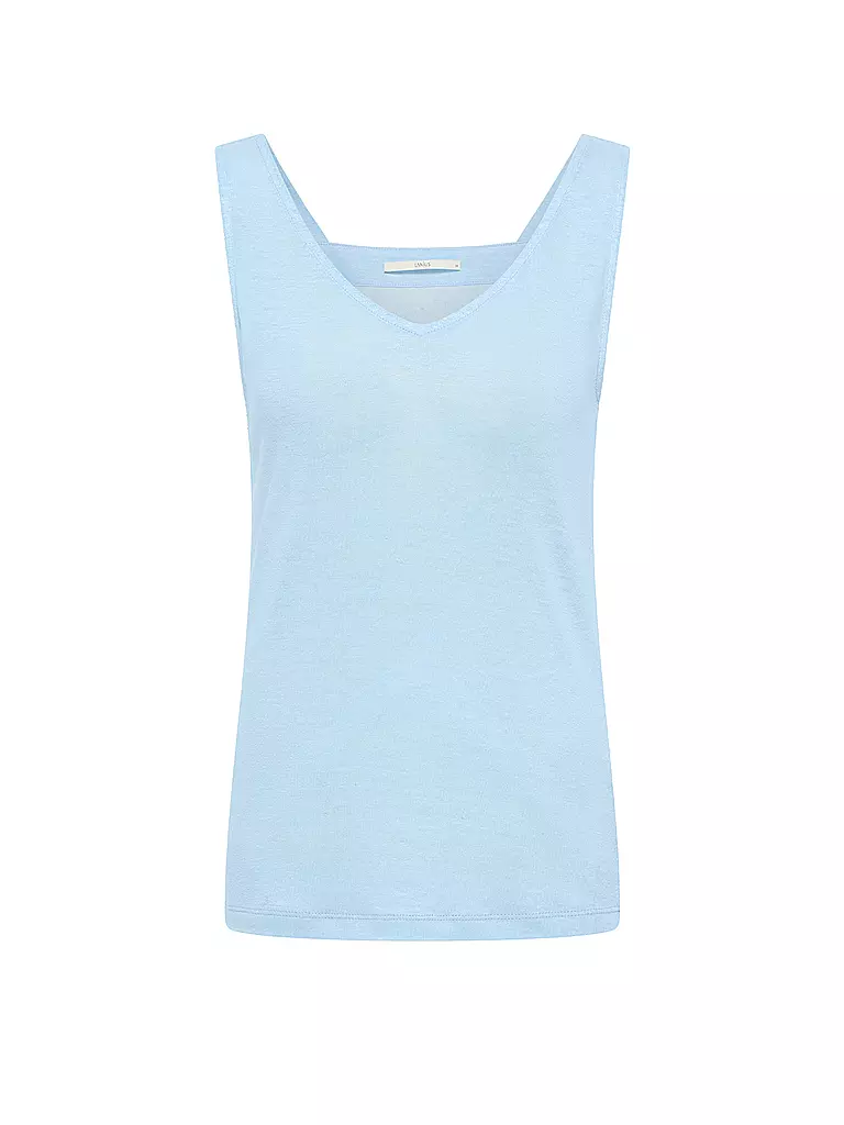LANIUS Leinentop  hellblau