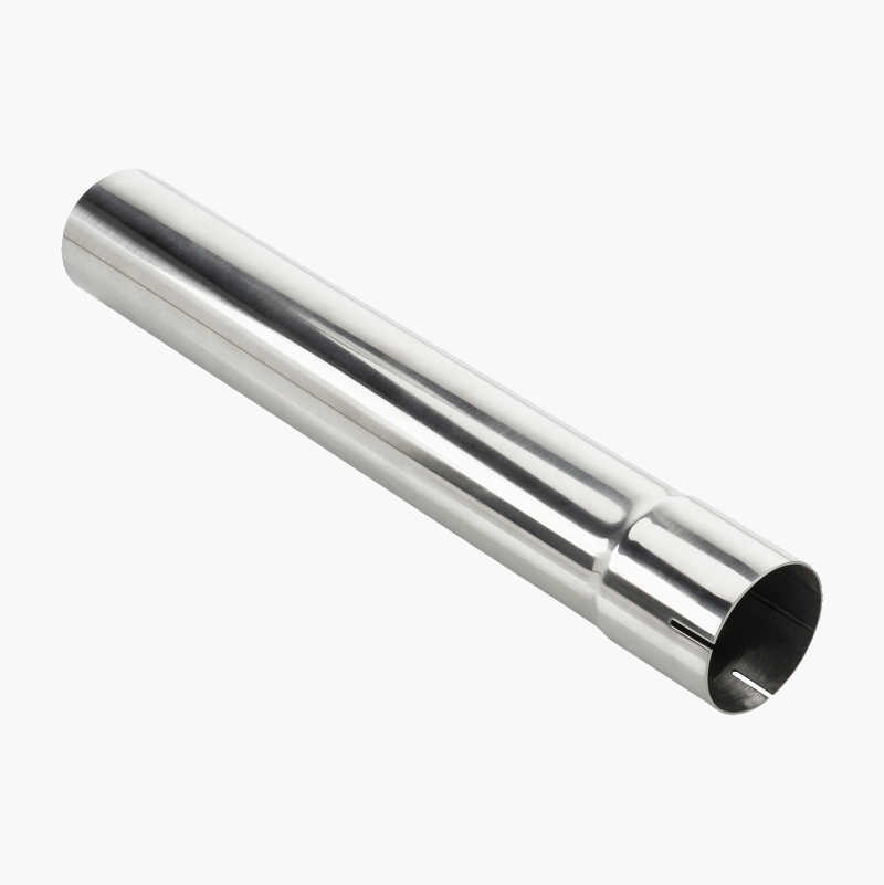 Rett rør med muffe, 0,5 m, 76 mm