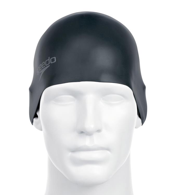 Speedo MOULDED SIL CAP BLA Badmuts