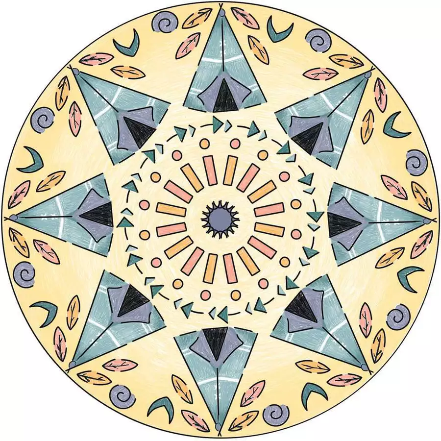 Ravensburger Midi Mandala-Designer Boho Style bunt