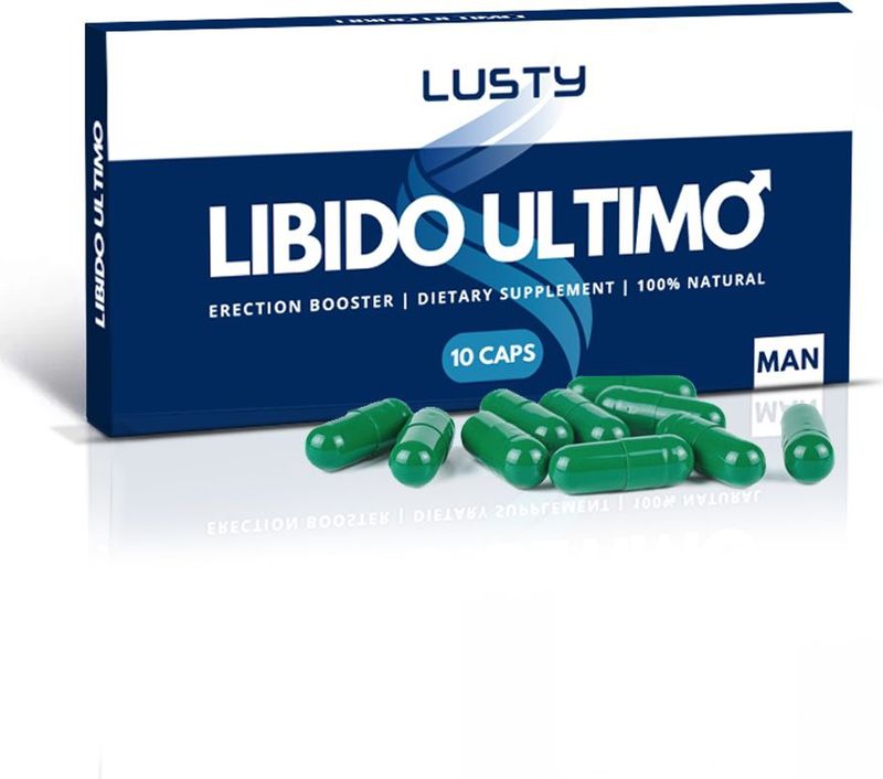 Lusty Libido Ultimo Erectiepillen - Groen - 10 Caps - Natuurlijke Ingrediënten