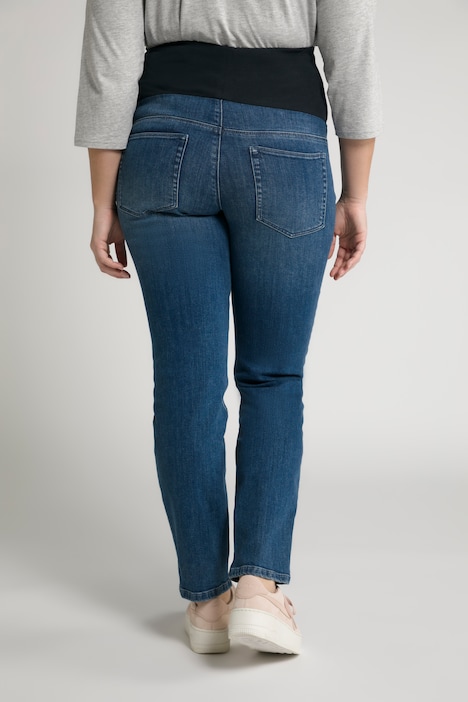 Bellieva-Jeans Sammy, extrabreiter Elastikbund, Stretch, Biobaumwolle