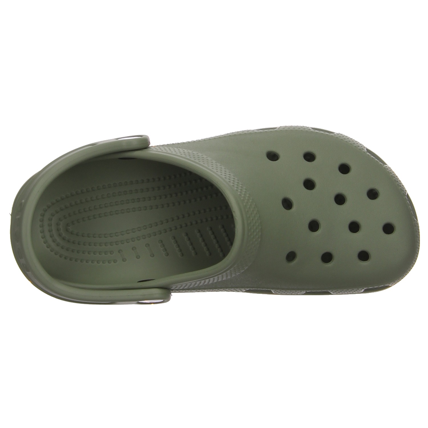 Crocs Pantolette grün grün