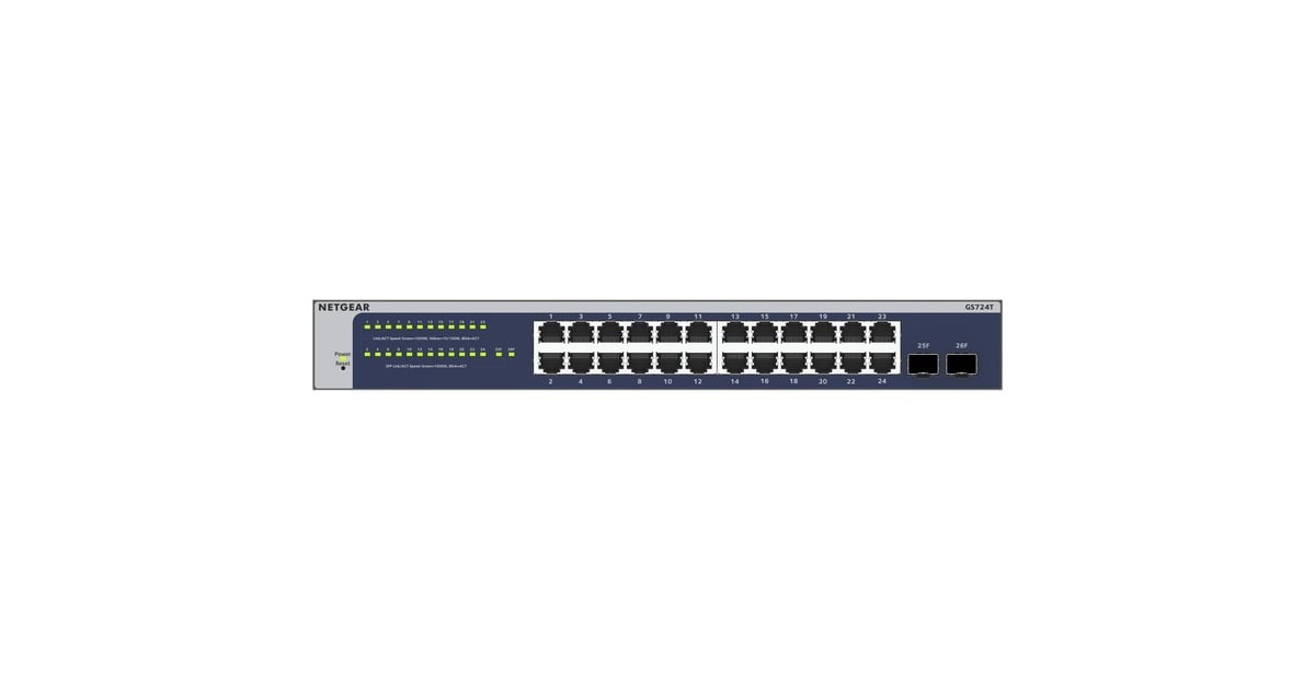 Netgear24-Port Gigabit Smart Switch (GS724Tv6)