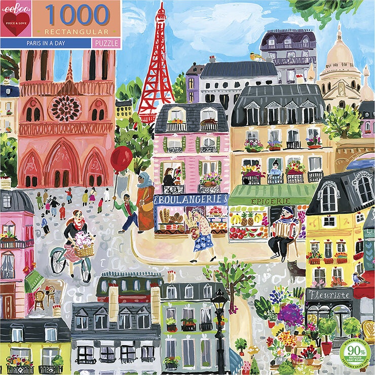 eeBoo eeBoo - Puslespil 1000 brk - Paris