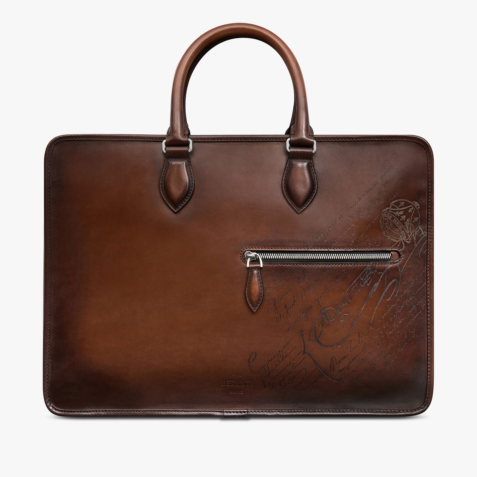 Cartable Deux Jours En Cuir Scritto