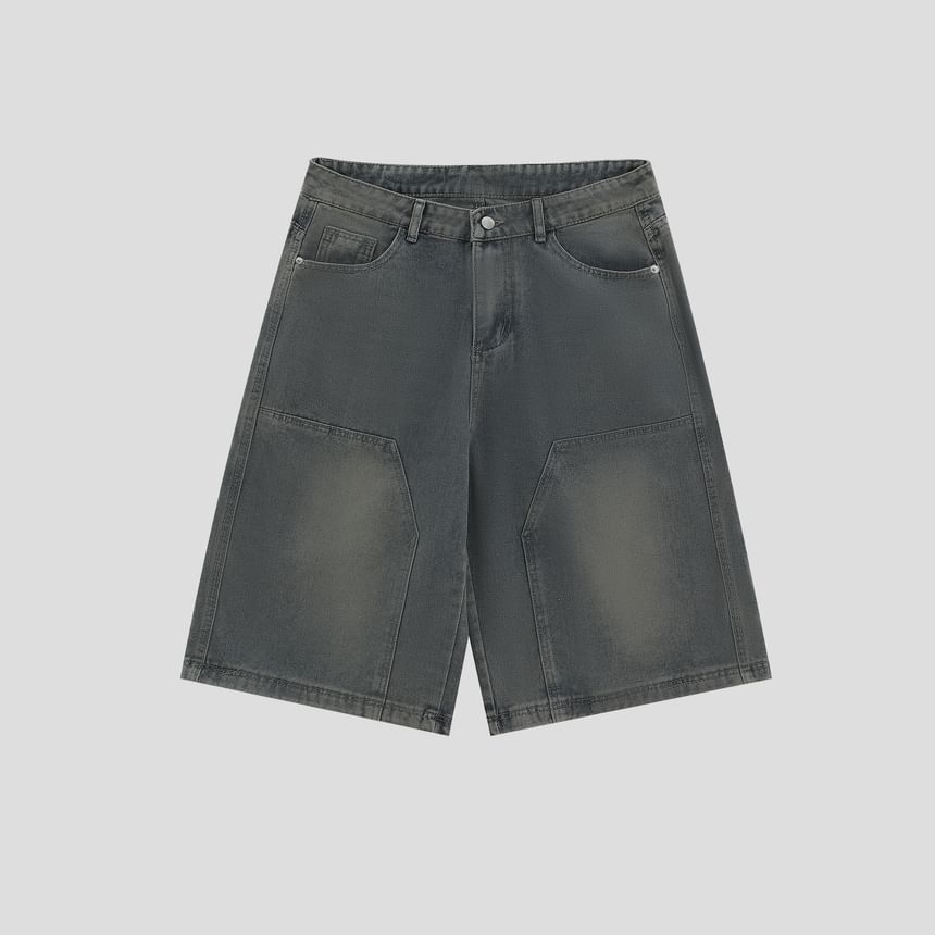Banash - Wijde denim shorts