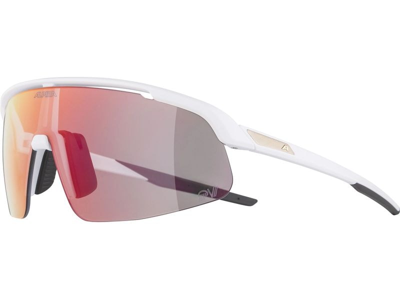 alpina Sportbrille Turbo Pro S QV - Weiss matt Velobrille Cat. 1-3