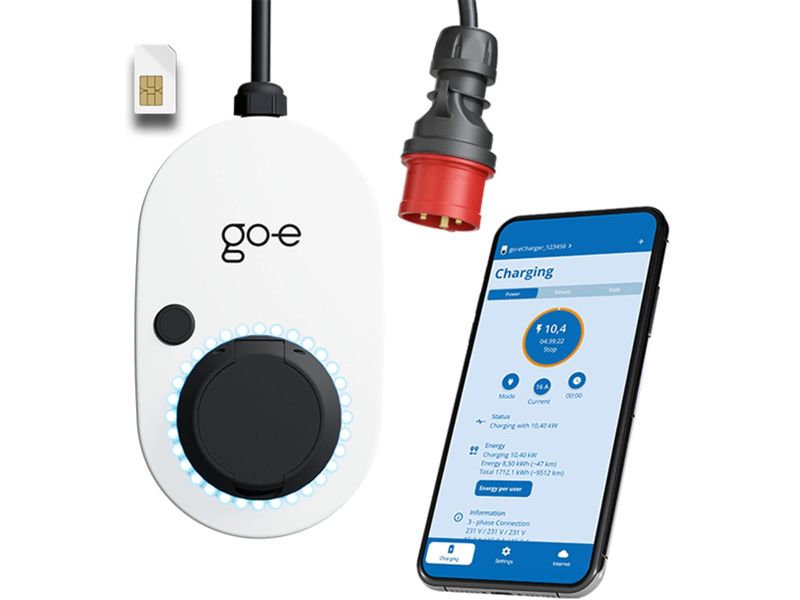 go-e Charger Gemini flex 2.0 22 kW Smarte Ladelösung für Elektrofahrzeuge