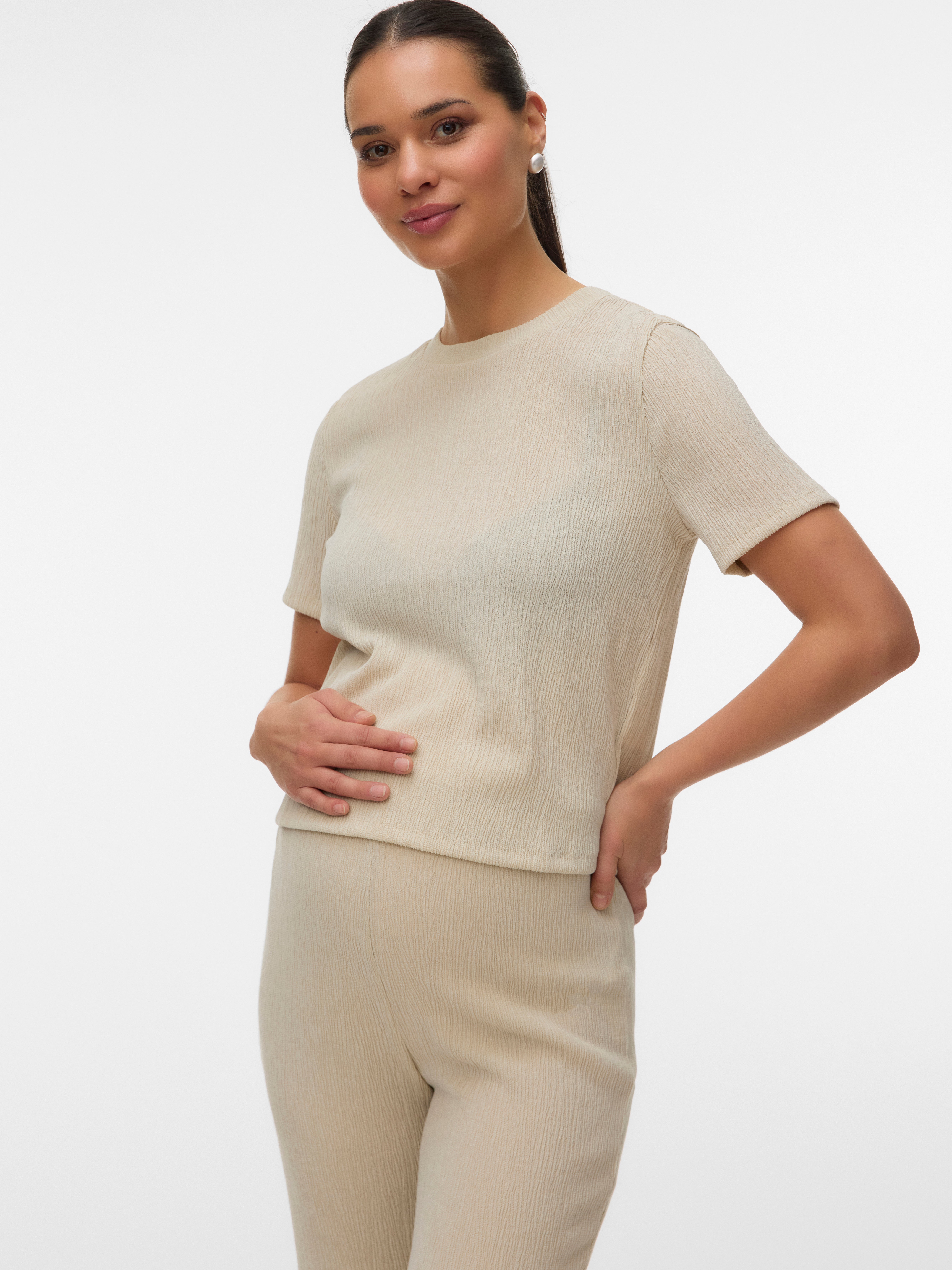 Regular fit O-hals Top