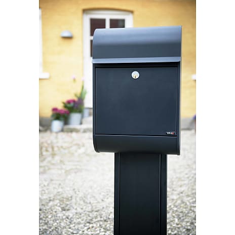 Allux postkasse model 8900 - sort
