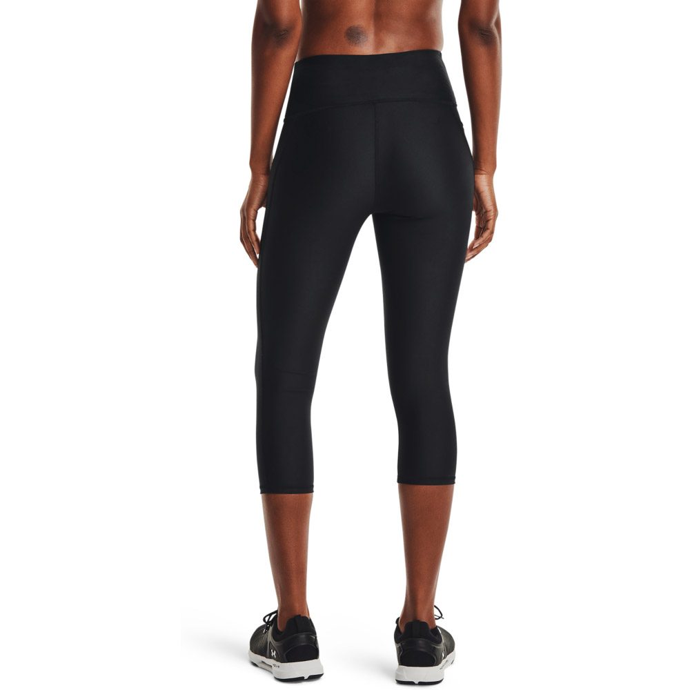 Under Armour HeatGear® Armour Capri Tights Damen schwarz