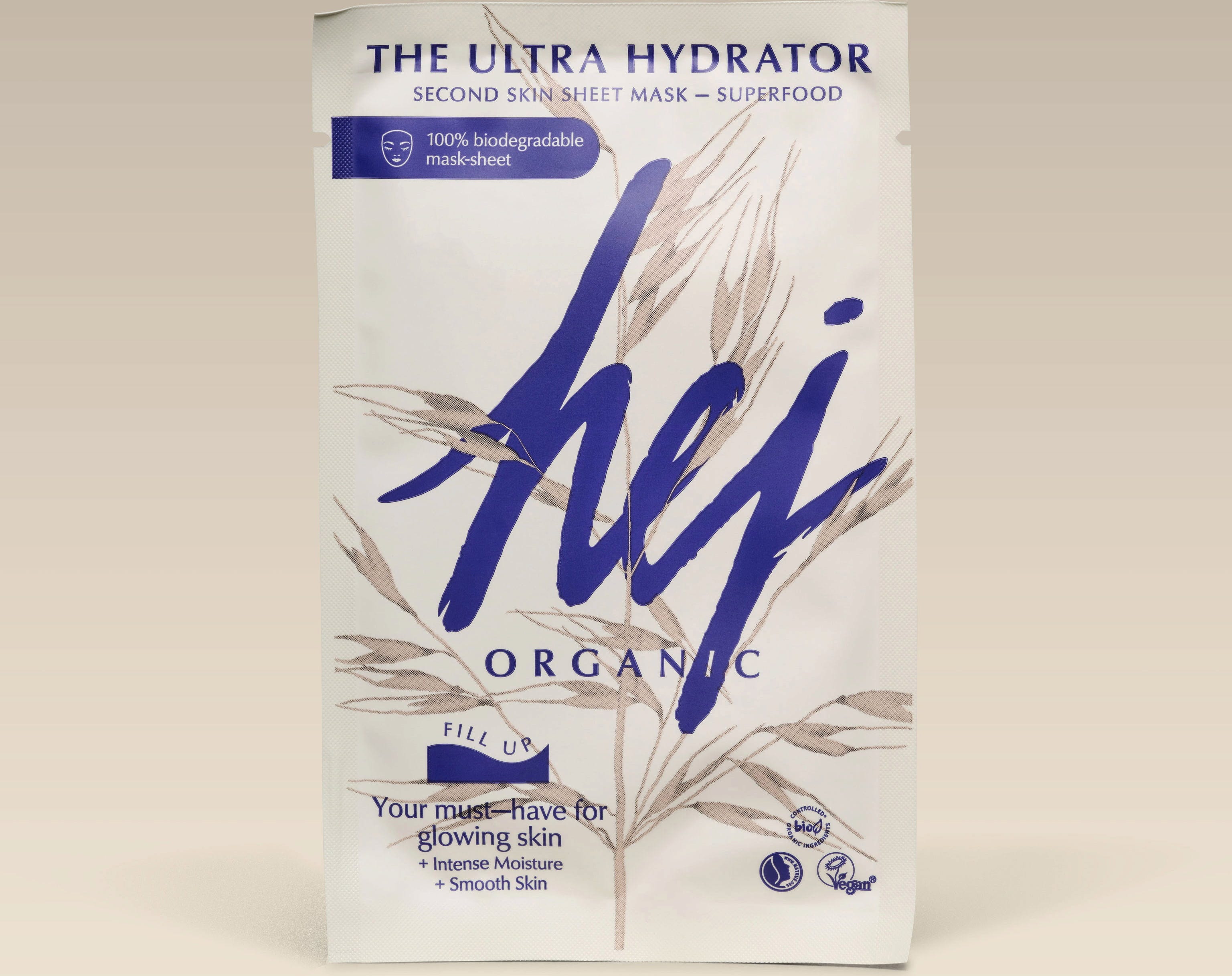 HEJ ORGANIC  The Ultra Hydrator Second Skin Sheet Mask