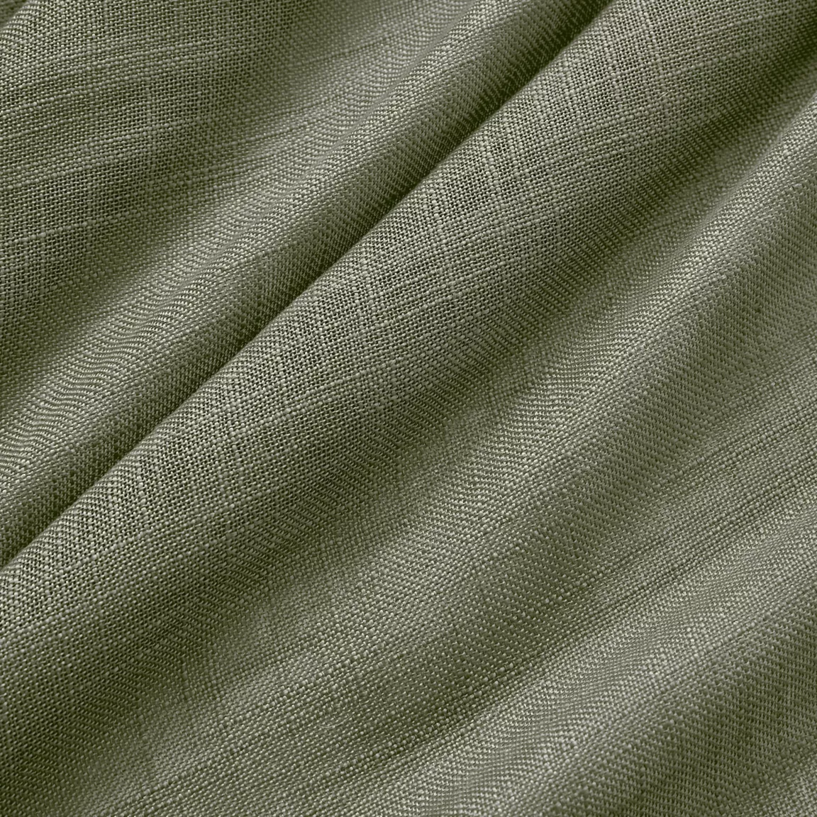 Voilage œillets effet lin (140 x 240 cm) Robin Vert romarin