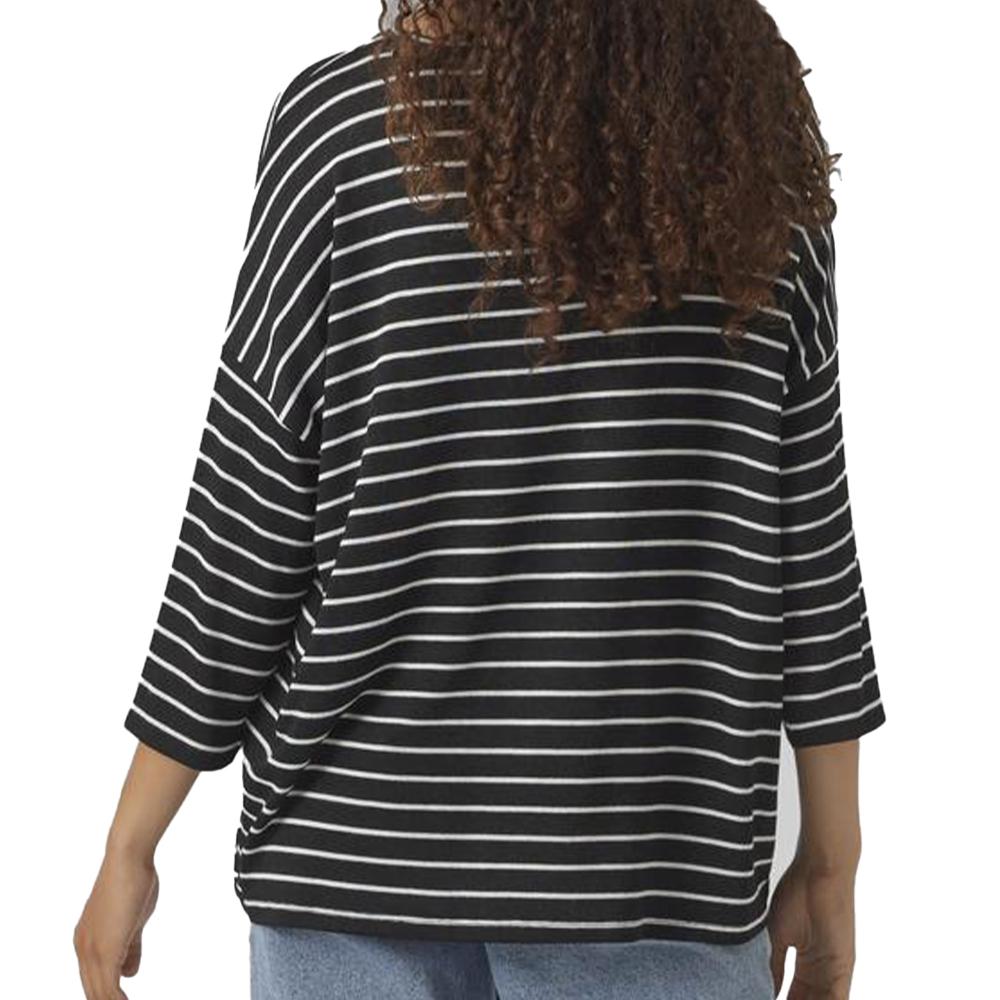 Vero Moda Pull Noir/Blanc Femme Vero Moda Brianna