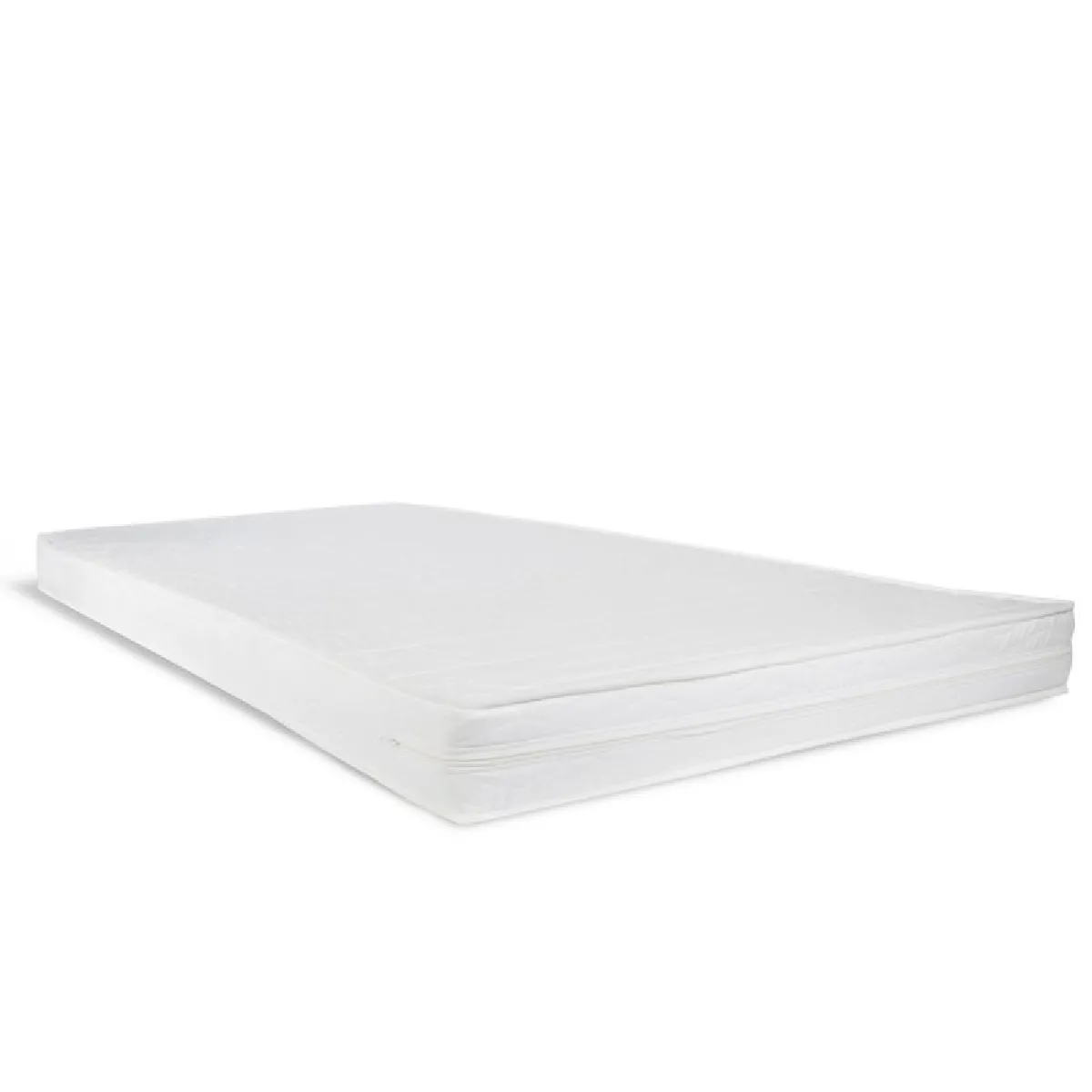 Homestyle4U Lit mi-hauteur 90x200 cm matelas rideau tunnel vert